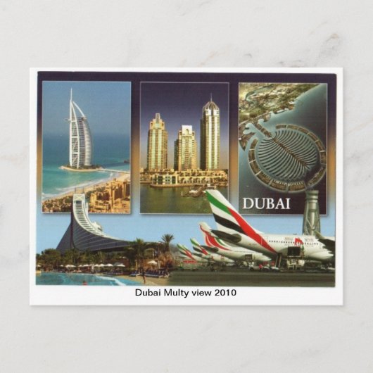 Dubai Multy Uitzicht 2010 Briefkaart (Voorkant)
