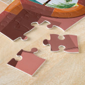 Dubai Palace Travel poster Legpuzzel (Zijkant)