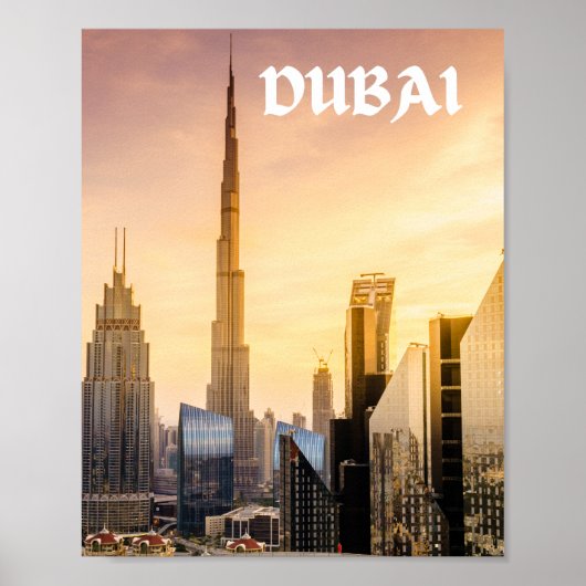 Dubai poster (Voorkant)