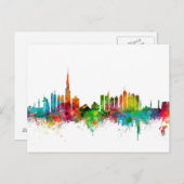 Dubai Skyline Briefkaart (Voorkant / Achterkant)
