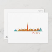 Dubai Skyline Cityscape v1 Briefkaart (Voorkant / Achterkant)