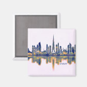 Dubai Skyline Magneet (Voorkant / Achterkant)