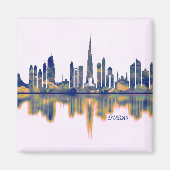 Dubai Skyline Magneet (Voorkant)