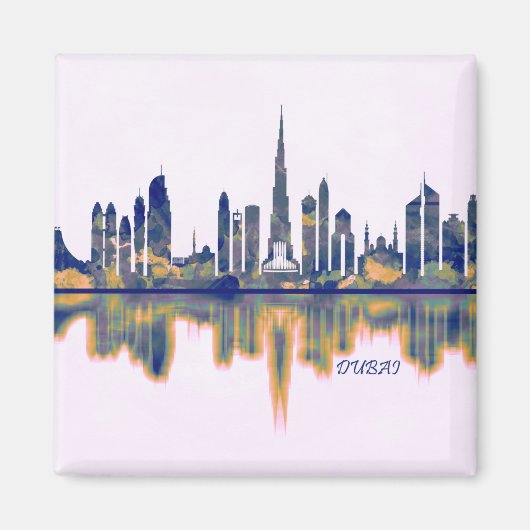 Dubai Skyline Magneet (Voorkant)