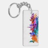 Dubai Skyline Sleutelhanger (Voorkant Links)
