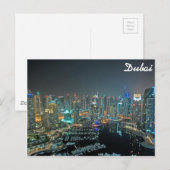 Dubai, skyline van de Verenigde Arabische Emiraten Briefkaart (Voorkant / Achterkant)