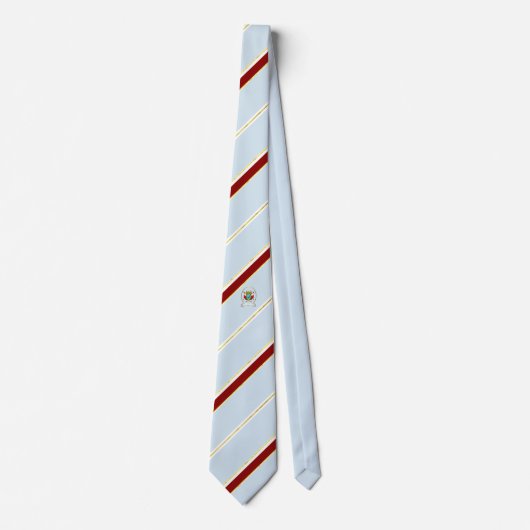 Dubai strepen vlag stropdas (Voorkant)