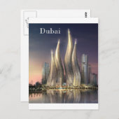 dubai Towers (van St.K.) Briefkaart (Voorkant / Achterkant)