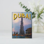Dubai Travel Briefkaart (Staand voorkant)