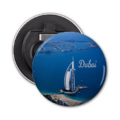 Dubai UAE Burj Al Arab Button Flesopener (Voorkant)