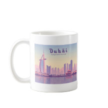 Dubai UAE Burj Khalifa pastel reisontwerp