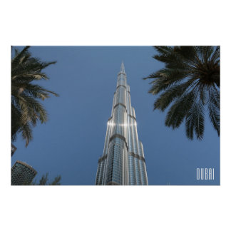 Dubai UAE Burj Khalifa Perfect Poster