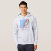 Dubai UAE City Map Hoodie (Voorkant volledig)