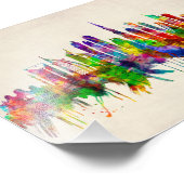 Dubai United Arab Emirates Skyline Foto Afdruk (Hoek)