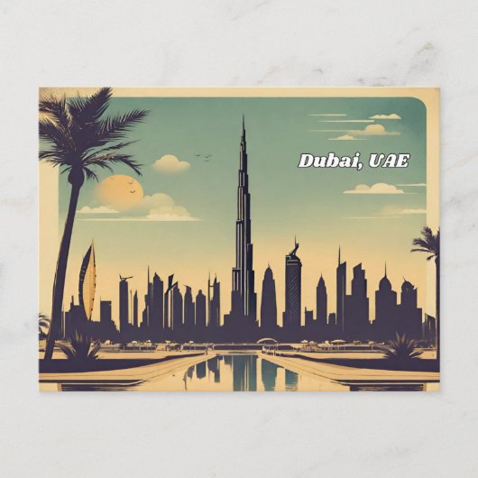 Dubai, VAE Briefkaart (Voorkant)