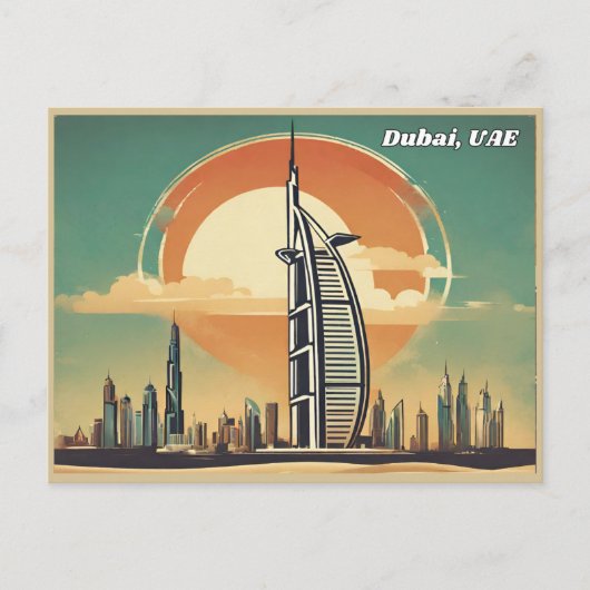 Dubai VAE Briefkaart (Voorkant)