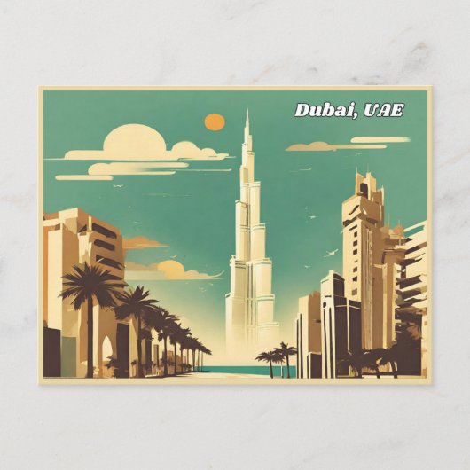 Dubai, VAE Briefkaart (Voorkant)