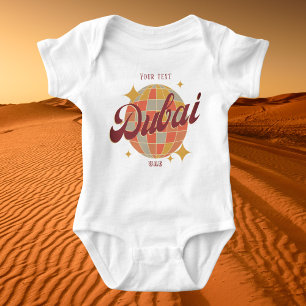 Dubai VAE vakantie Retro pasgeboren cadeau Romper