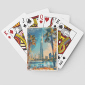 Dubai Verenigde Arabische Emiraten Burj Khalifa ku Pokerkaarten (Achterkant)