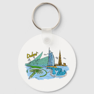 Dubai - Verenigde Arabische Emiraten.png Sleutelhanger