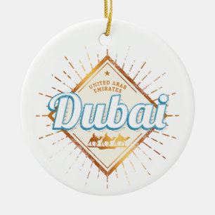Dubai Verenigde Arabische Emiraten VAE Souvenir Keramisch Ornament
