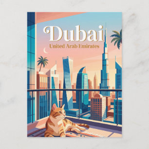 Dubai, Verenigde Arabische Emiraten Verenigde Arab Briefkaart