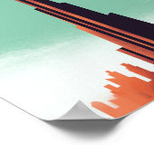 Dubai vintage-poster poster (Hoek)