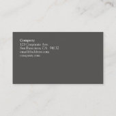 Dubai Visitekaartje (Achterkant)