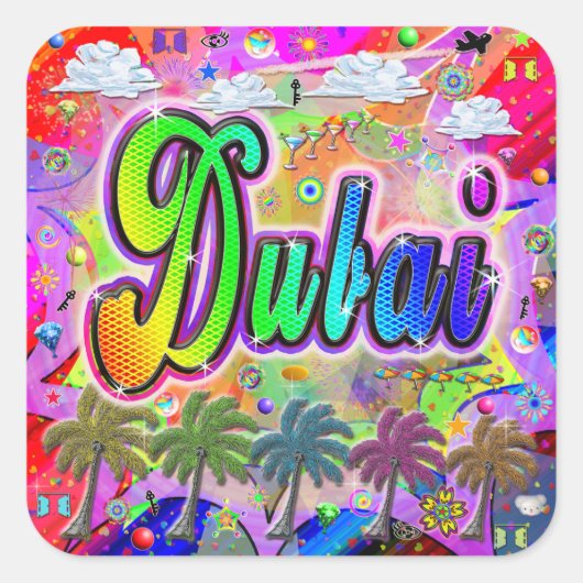 Dubai Vista Express Sticker (Voorkant)