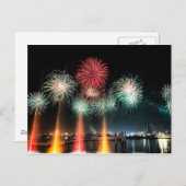 Dubai vuurwerk briefkaart (Voorkant / Achterkant)