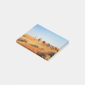 Dubai woestijn en kamelen post-it® notes (Schuin)