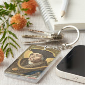 Dubbel Afbeelding St. Thomas Meer (SAU 026) Sleutelhanger (Voorkant Rechts)