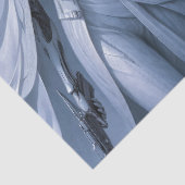 Dubbel Afbeelding van Vrouw Warrior in Witte Decou Tissuepapier (Detail)