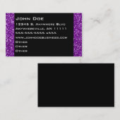 Dubbel Amethyst-Visitekaartje Visitekaartje (Voorkant / Achterkant)