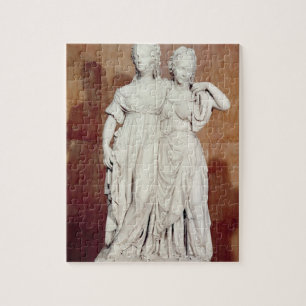 Dubbel beeld van de Princesses Louise (1776-1810) Legpuzzel