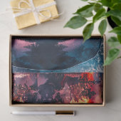 Dubbel blootgesteld Gitaar Forest Decoupage Tissue Tissuepapier (Geschenk)