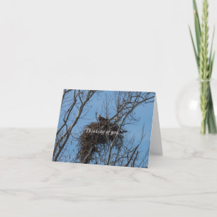 Dubbel Eagle Trouble Denking of You Kaart