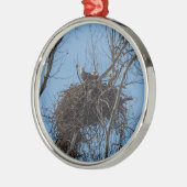 Dubbel Eagle Trouble Metalen Ornament (Links)