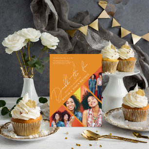 Dubbel Feest Moderne Gezamenlijke Verjaardag Kaart