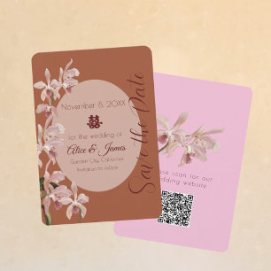 Dubbel Geluks Orchidee Save The Date