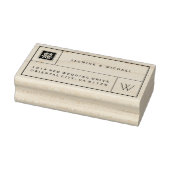 Dubbel Geluksdoos Monogram Chinese Trouwdag Rubberstempel (Stempel)