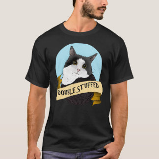 Dubbel gespoten Oreo Tuxedo Cat T-shirt