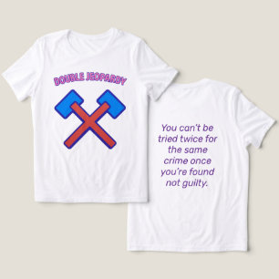 Dubbel gevaar: één proces, één gerechtigheid Tri-Blend shirt