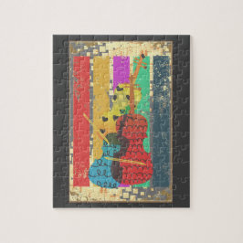 Dubbel gewicht en Muzieknoten Legpuzzel