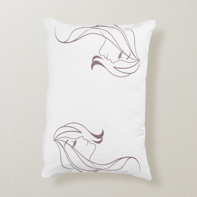 Dubbel gezicht accent kussen (Achterkant (Verticaal))