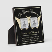 Dubbel herdenkingsteken fotoplaat (Voorkant)