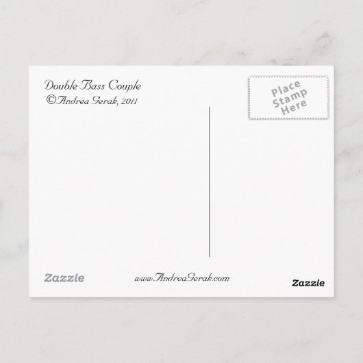 Dubbel-massauze Briefkaart (Achterkant)