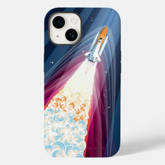 Dubbel opgestart (Space Shuttle Launch) Case-Mate iPhone Case (Achterkant)