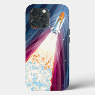 Dubbel opgestart (Space Shuttle Launch) iPhone 13 Pro Hoesje