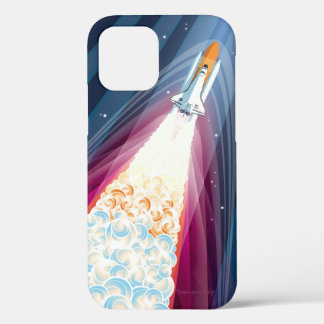 Dubbel opgestart (Space Shuttle Launch) iPhone 12 Hoesje